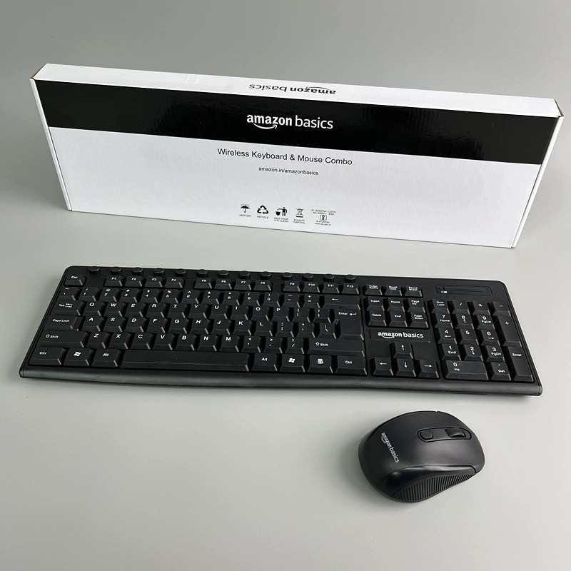Bộ Bàn Phím & Chuột Không Dây Amazon Basics