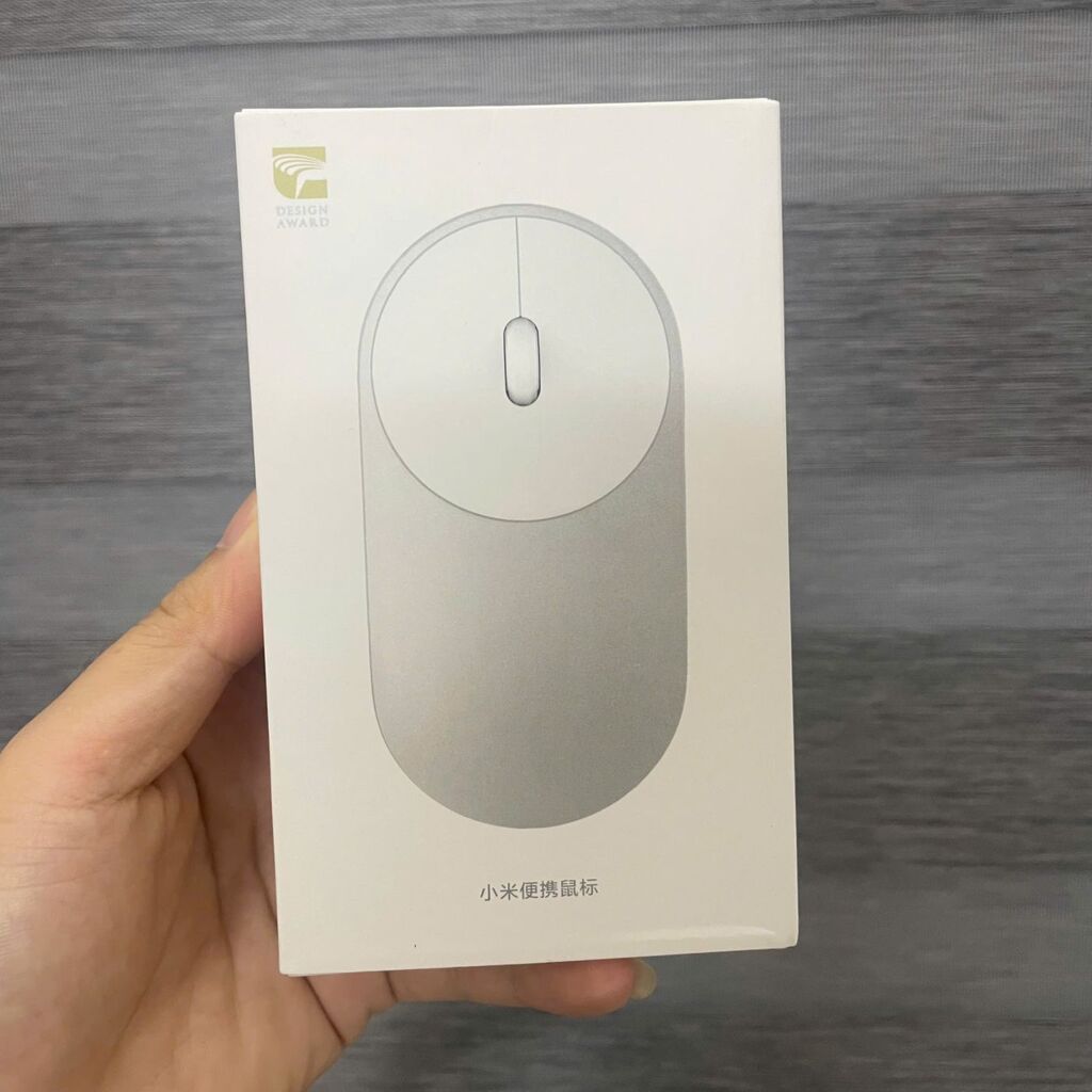 Chuột không dây Xiaomi portable mouse XMSB02MV chuẩn 2 kết nối (màu trắng )