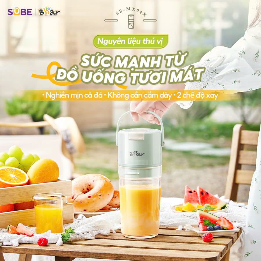 Máy xay cầm tay Bear SB-MX04X