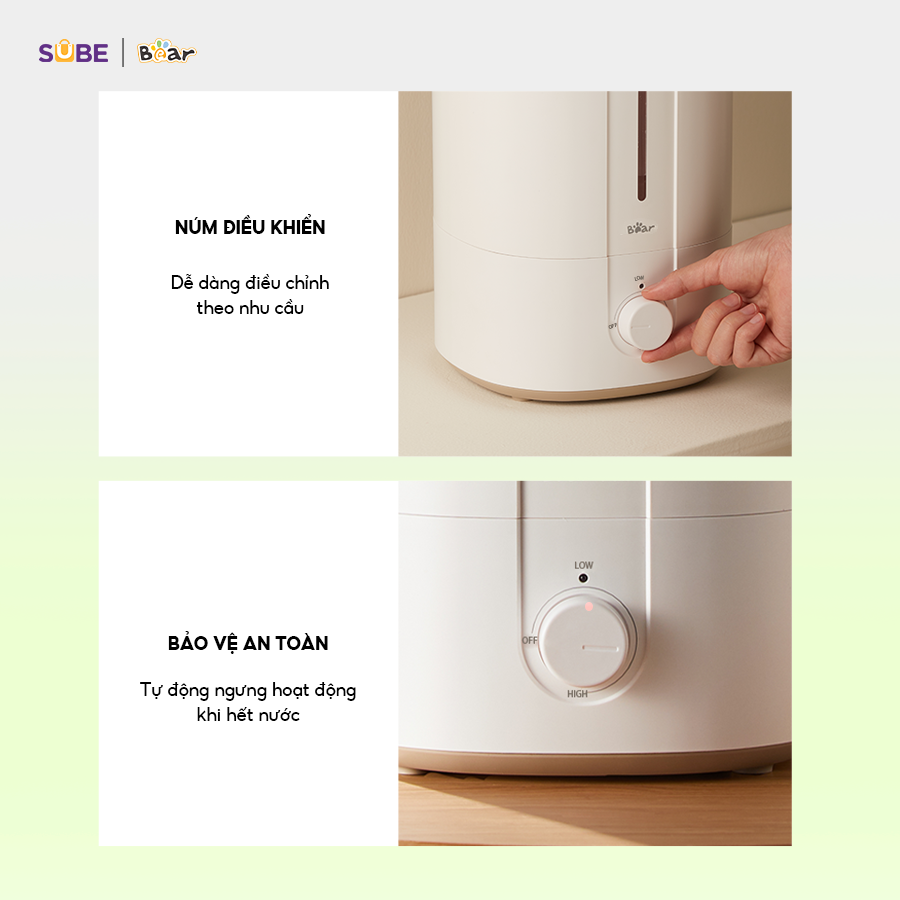 Máy tạo độ ẩm Bear SB-TA50M  - Ảnh 4