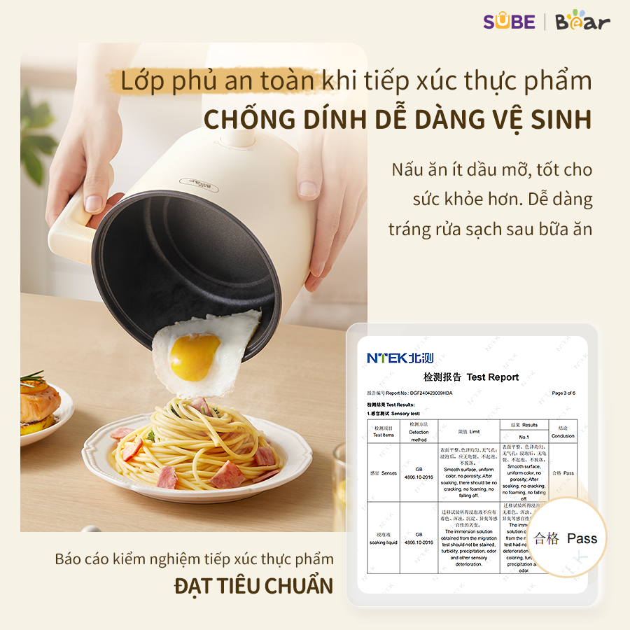 (GIÁ ĐỘC QUYỀN) Nồi nấu điện đa năng Bear MC-4H16H - Ảnh 3