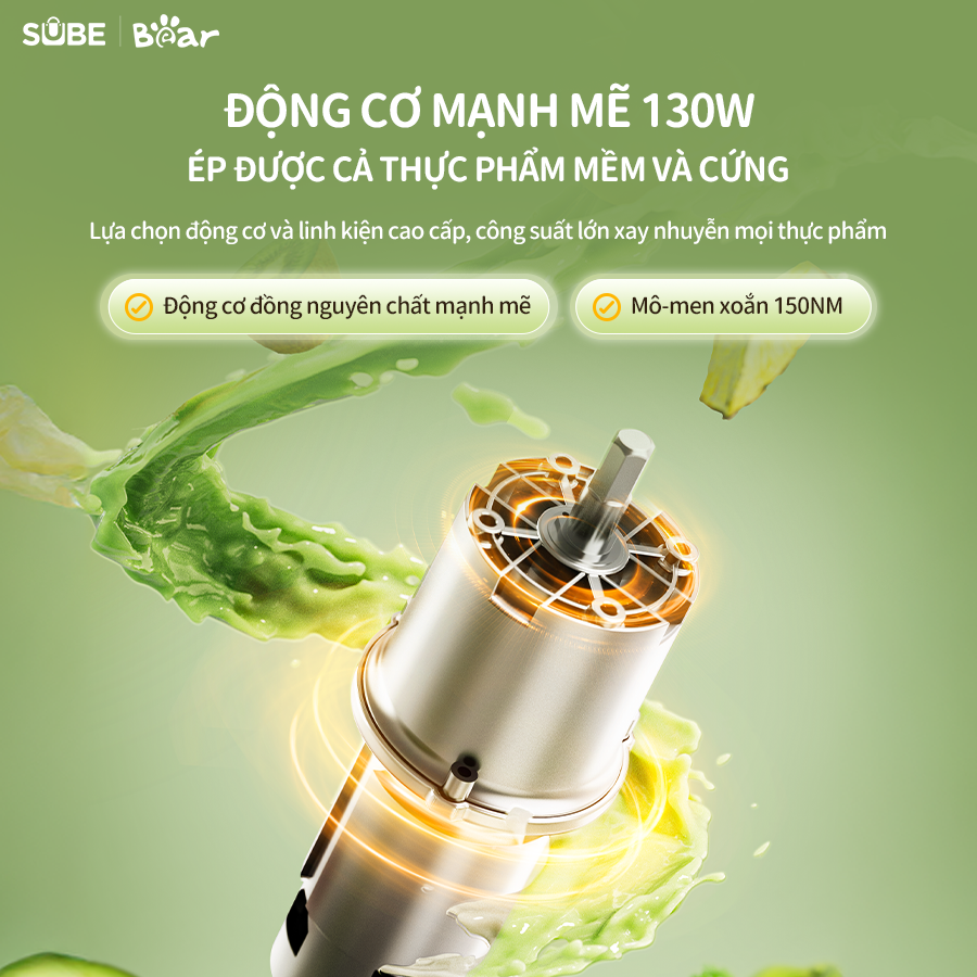 (GIÁ ĐỘC QUYỀN) Máy ép trái cây Bear SJ-4H01T - Ảnh 3