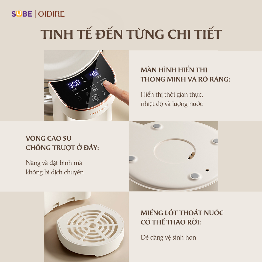 (GIÁ ĐỘC QUYỀN) Bình thủy điện Oidire ODI01A - Ảnh 6