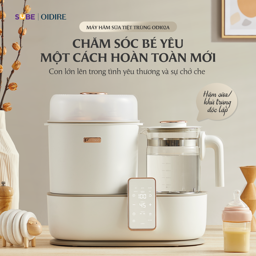 (GIÁ ĐỘC QUYỀN) Máy tiệt trùng sữa Oidire ODI02A - Ảnh 9