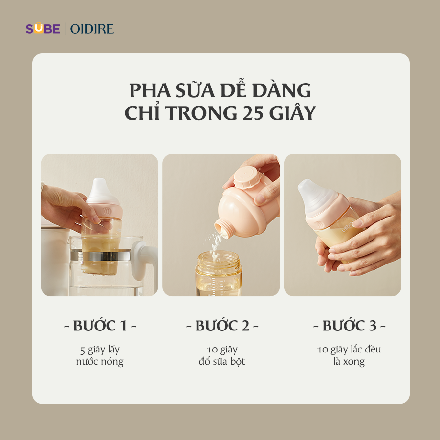 (GIÁ ĐỘC QUYỀN) Máy tiệt trùng sữa Oidire ODI02A - Ảnh 6