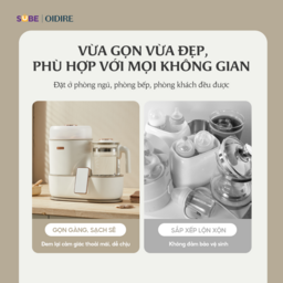 Máy Hâm Sữa OIDIRE Máy Tiệt Trùng Bình Sữa, Khử Clo, Đun Sôi Pha Sữa, Máy Nấu…