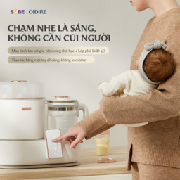 Máy Hâm Sữa OIDIRE Máy Tiệt Trùng Bình Sữa, Khử Clo, Đun Sôi Pha Sữa, Máy Nấu…