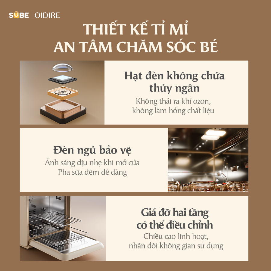 (GIÁ ĐỘC QUYỀN) Máy sấy tiệt trùng Oidire ODI03A  - Ảnh 7