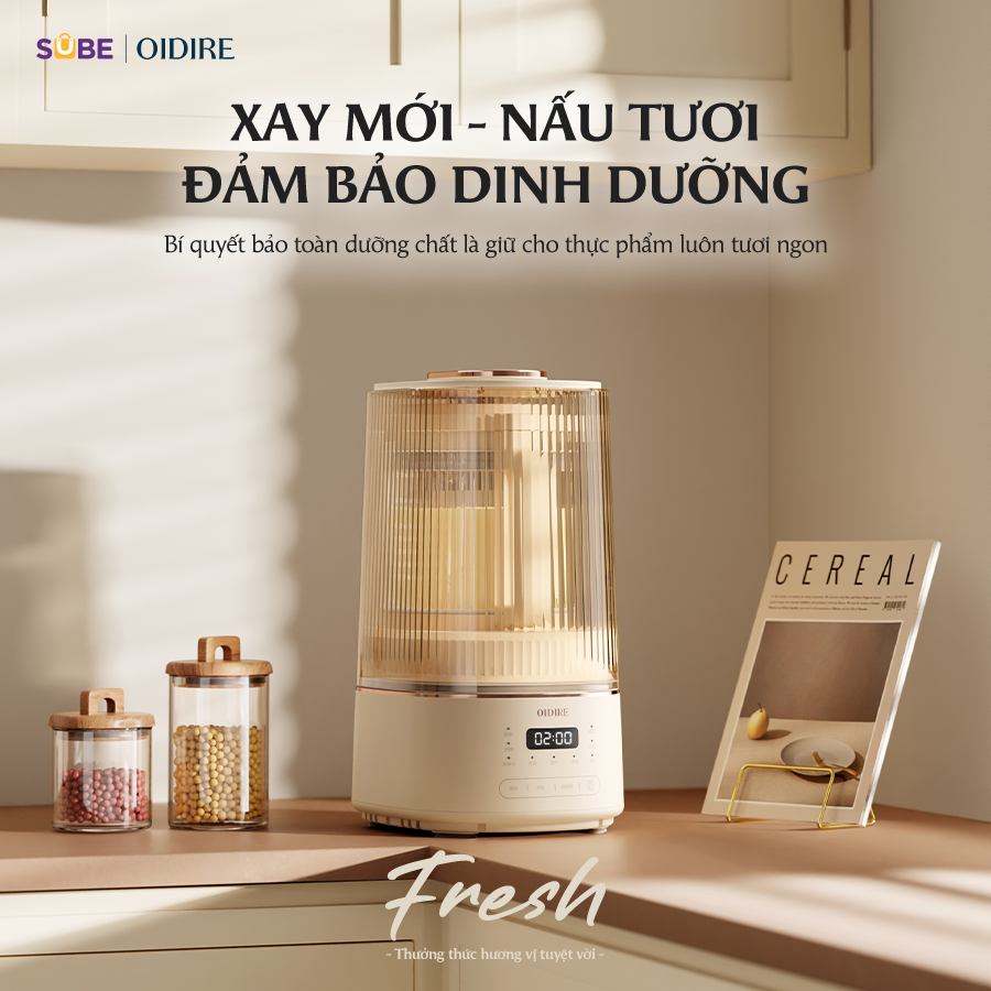 (GIÁ ĐỘC QUYỀN) Máy làm sữa hạt Oidire ODI04A