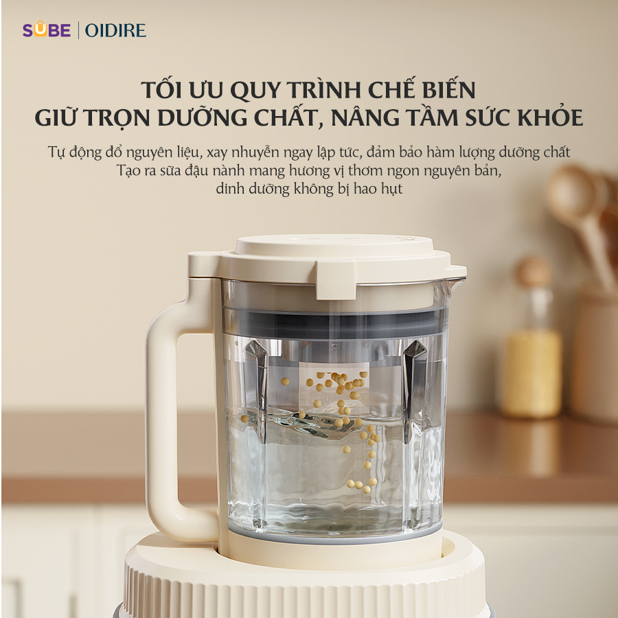 (GIÁ ĐỘC QUYỀN) Máy làm sữa hạt Oidire ODI04A - Ảnh 3
