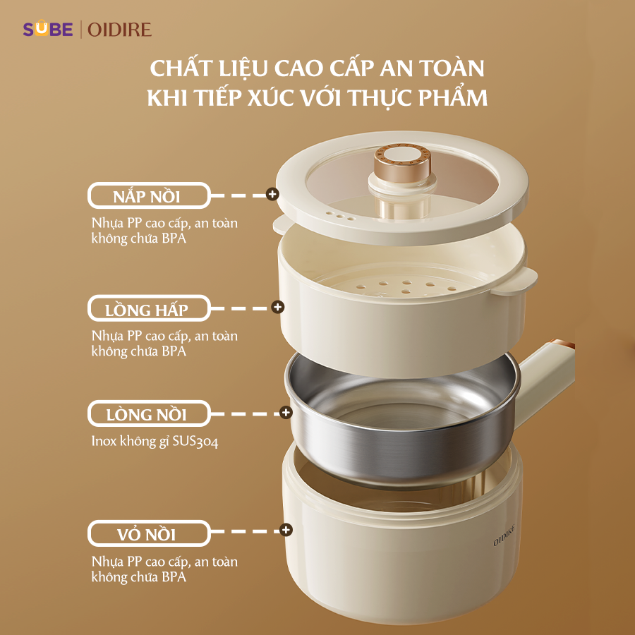 (GIÁ ĐỘC QUYỀN) Nồi lẩu Oidire ODI06A - Ảnh 2