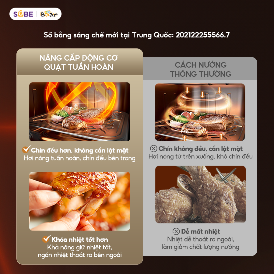 (GIÁ ĐỘC QUYỀN) Nồi chiên không dầu Bear AF-4H15J - Ảnh 3