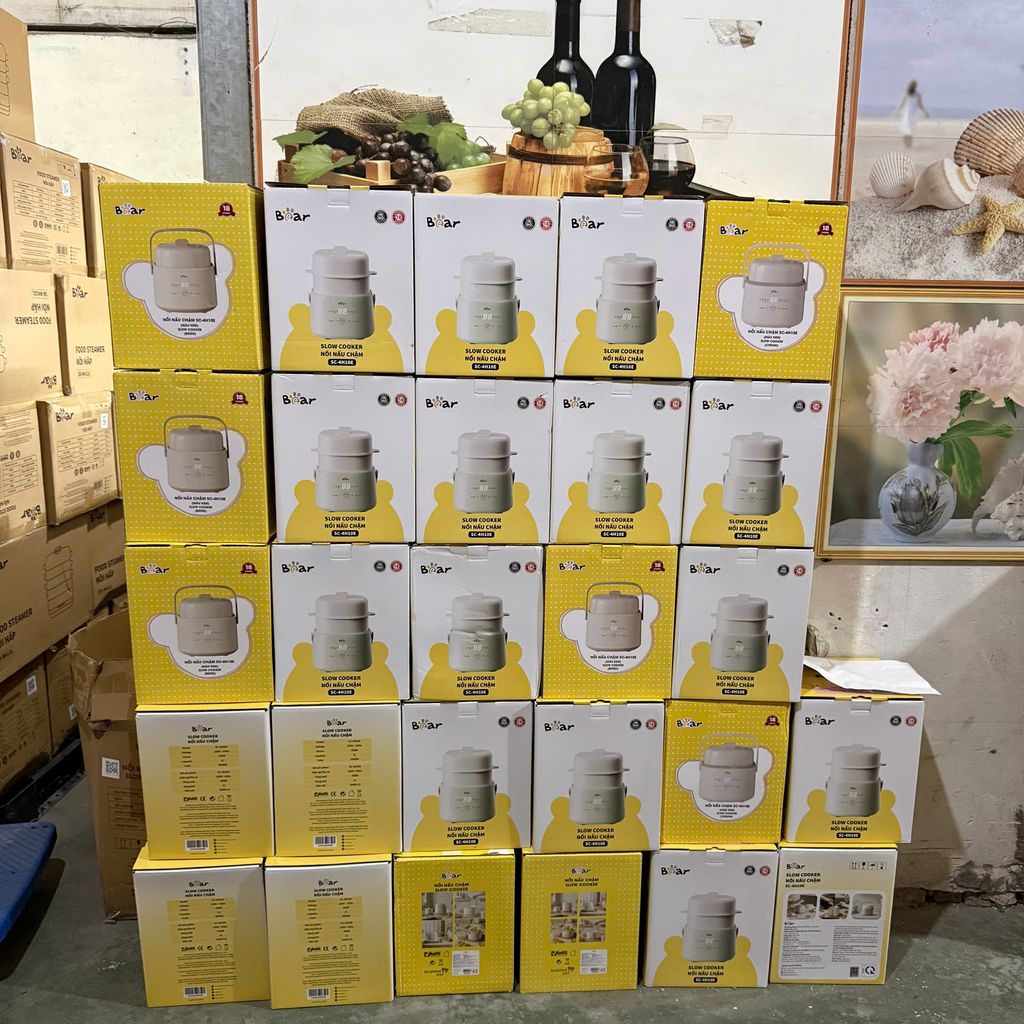 [HÀNG XẢ ĐÃ SỬ DỤNG] Nồi nấu chậm Bear 1L 4H10E (giao màu xanh - kem ngẫu nhiên) - Ảnh 9