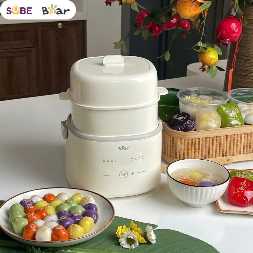 [HÀNG XẢ ĐÃ SỬ DỤNG] Nồi nấu chậm Bear 1L 4H10E (giao màu xanh - kem ngẫu nhiên) - Ảnh 2