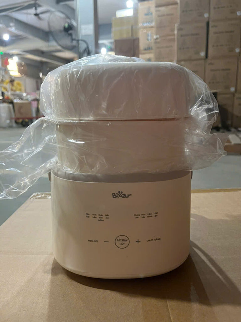 [HÀNG XẢ ĐÃ SỬ DỤNG] Nồi nấu chậm Bear 1L 4H10E (giao màu xanh - kem ngẫu nhiên) - Ảnh 4