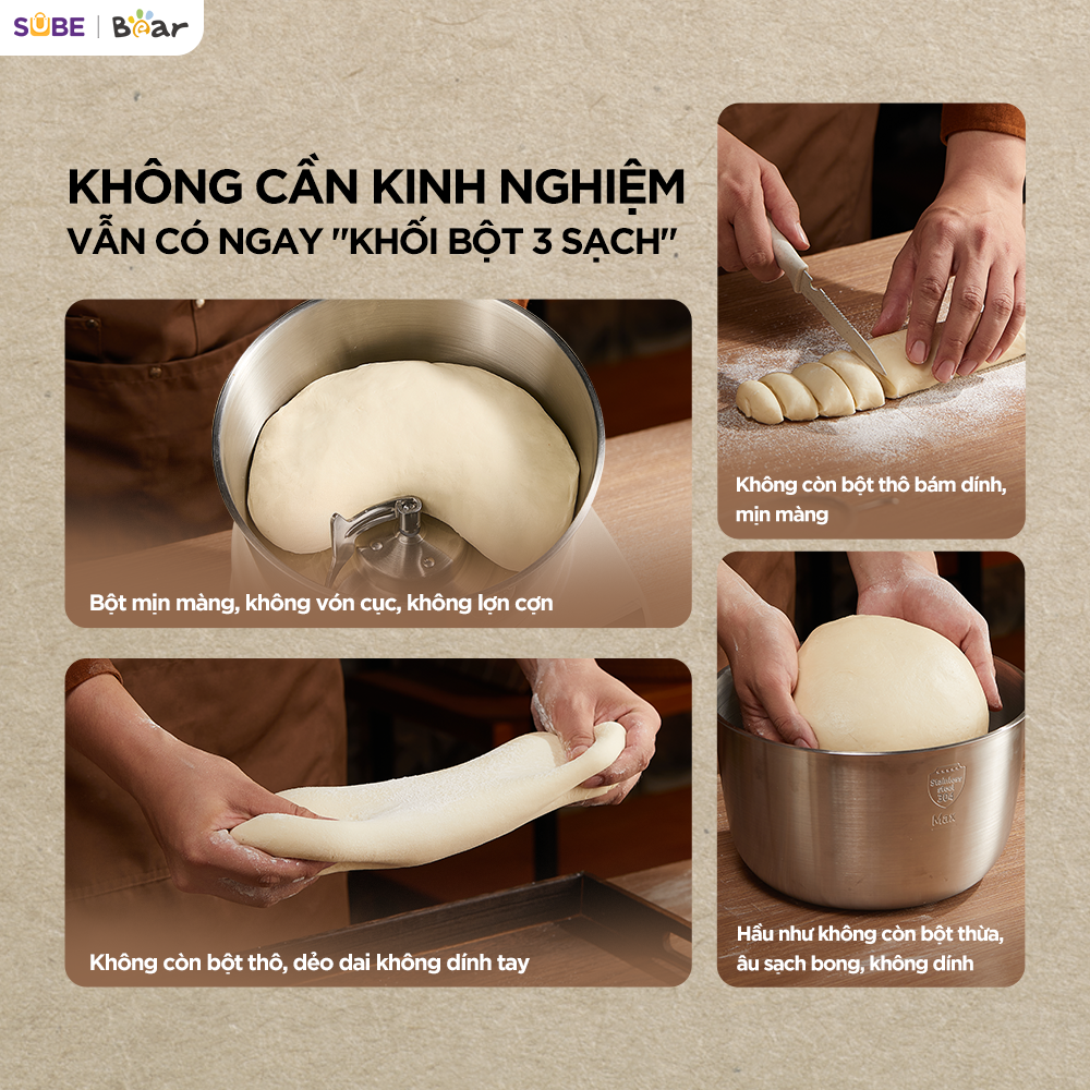 Máy trộn bột Bear 5L SM-5H50Z68 - Ảnh 9