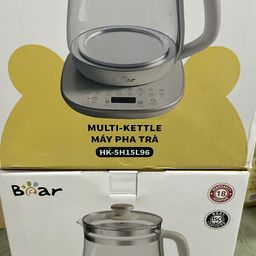 Bình pha trà Bear 1.5L HK-5H15L96 có lõi lọc 16 chức năng pha trà đun nước giữ…