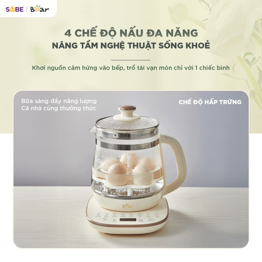 Bình pha trà Bear 1.5L HK-5H15L96 - Ảnh 6