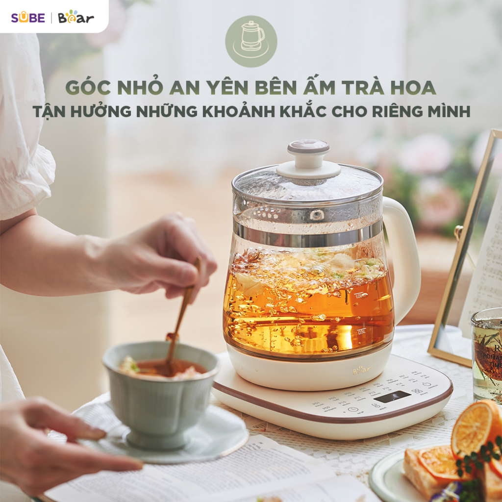 Bình pha trà Bear 1.5L HK-5H15L96 - Ảnh 8