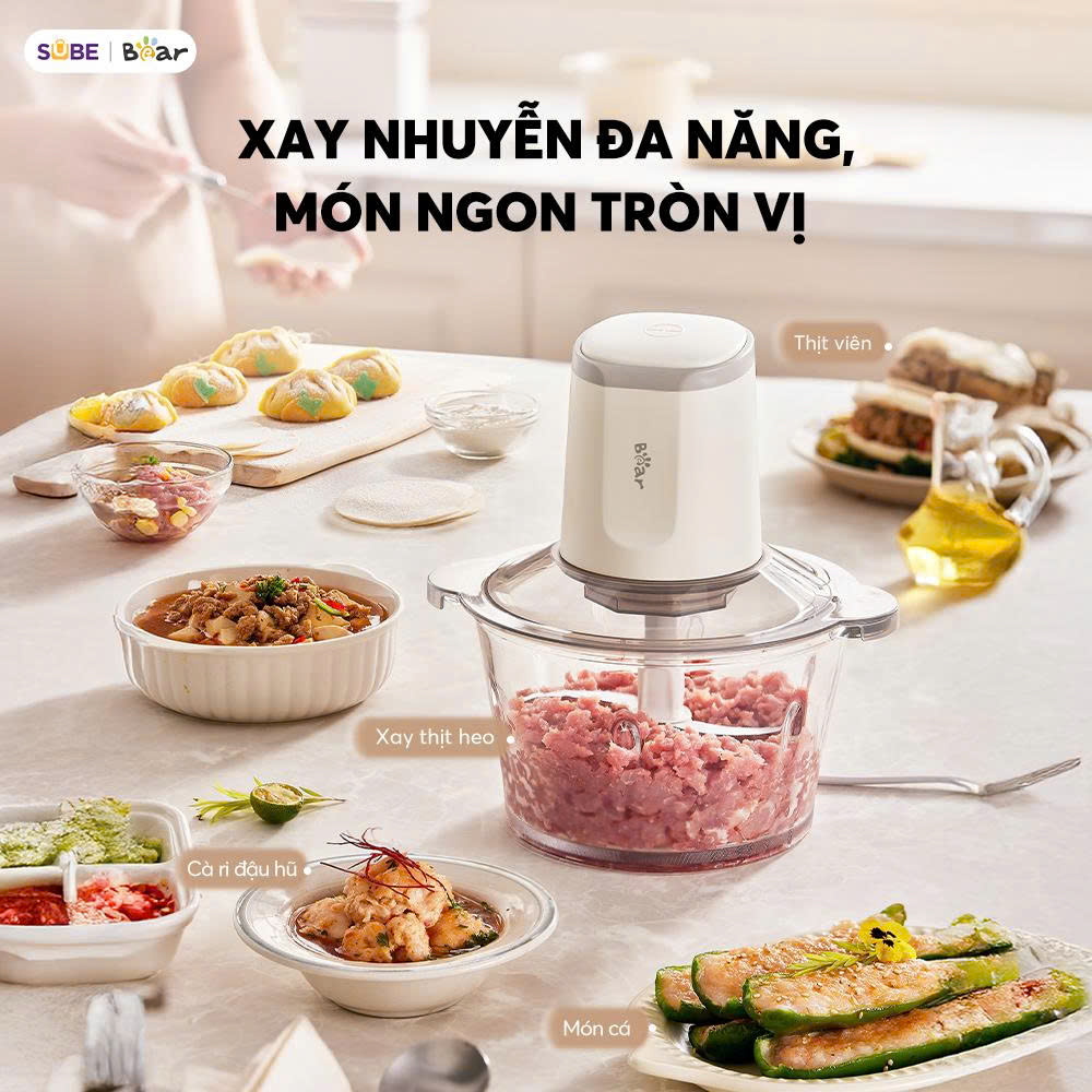 Máy xay xay Thịt Bear 1,8L CH-5H03P36 - Ảnh 6