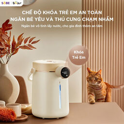 (hàng xả đã sd)Bình Thủy Điện Bear 3L Đun Sôi Siêu Nhanh Khử Clo Bình Đun Nước…