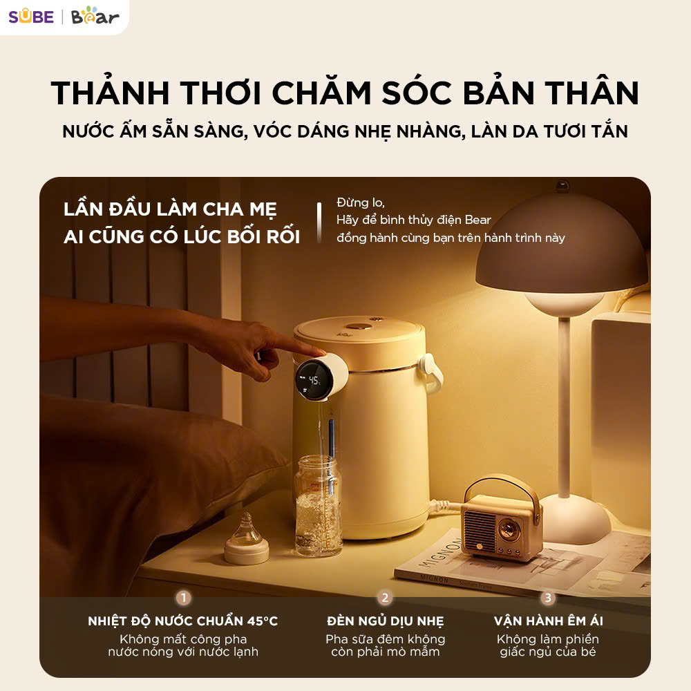 Bình thuỷ điện Bear 3L EWB-5H30C60 - Ảnh 10