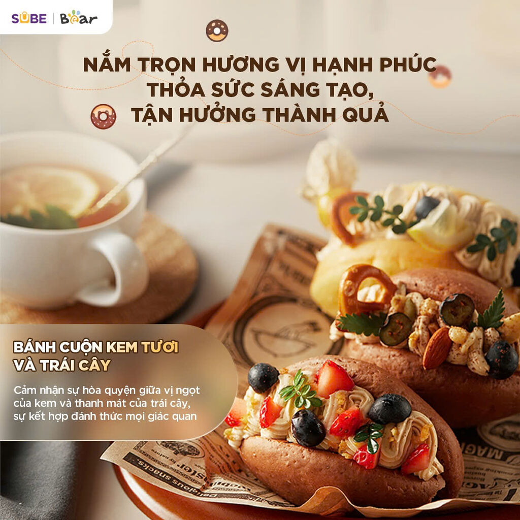 Máy đánh trứng cầm tay Bear HM-5H01J29 - Ảnh 5