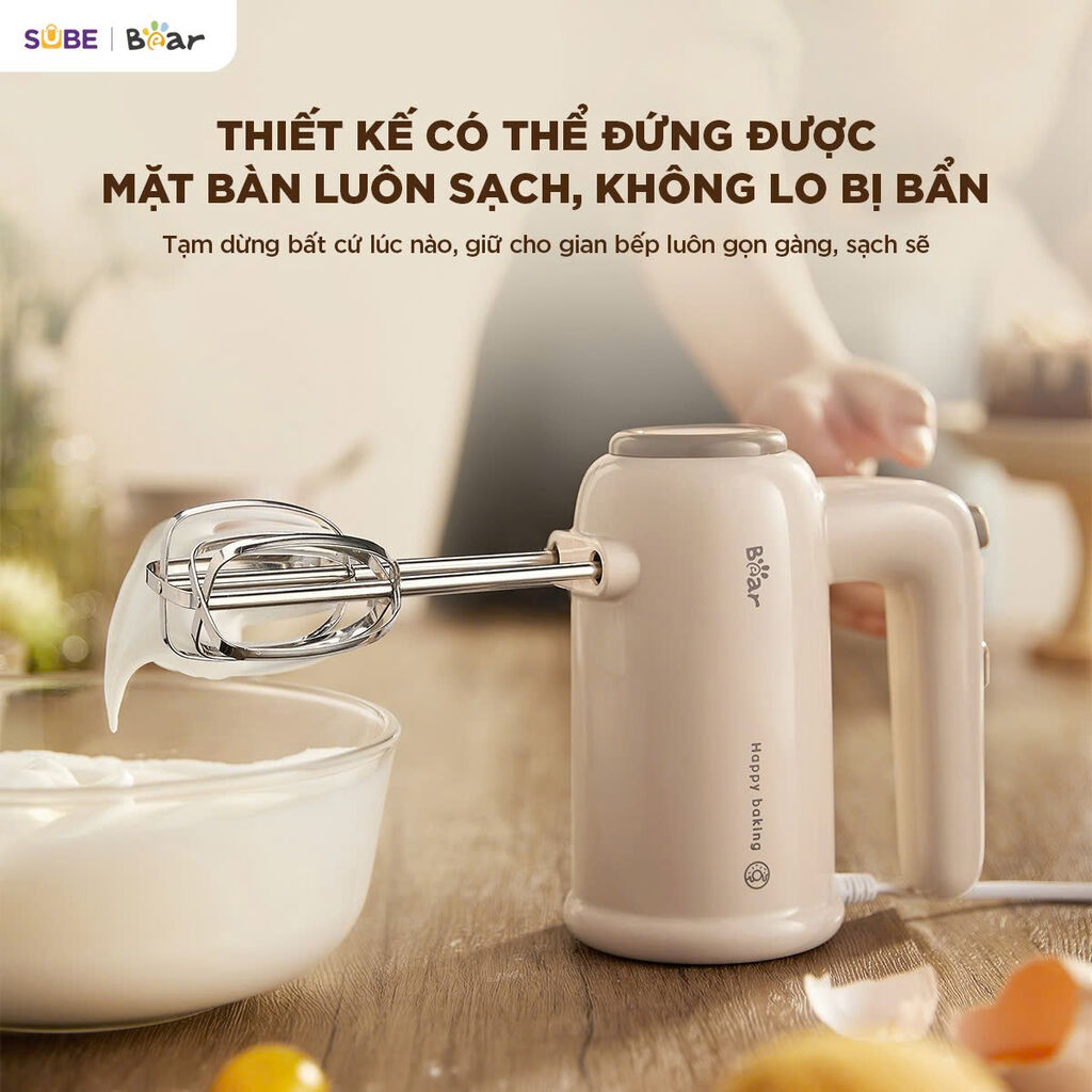 Máy đánh trứng cầm tay Bear HM-5H01J29 - Ảnh 8