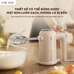 Máy đánh trứng cầm tay Bear HM-5H01J29,công suất 125W đánh bông lòng trắng trứ…