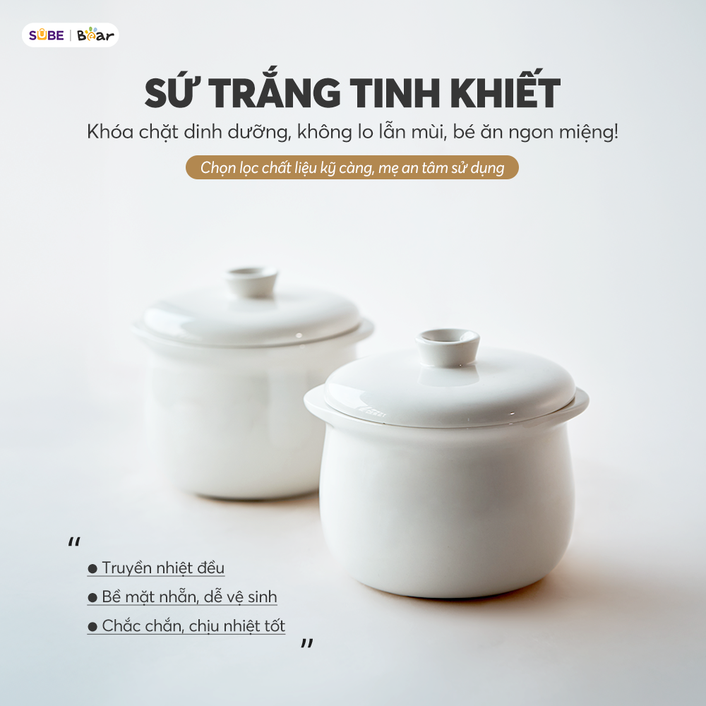 Nồi nấu chậm đa năng Bear DDZ-A08T8 - Ảnh 4