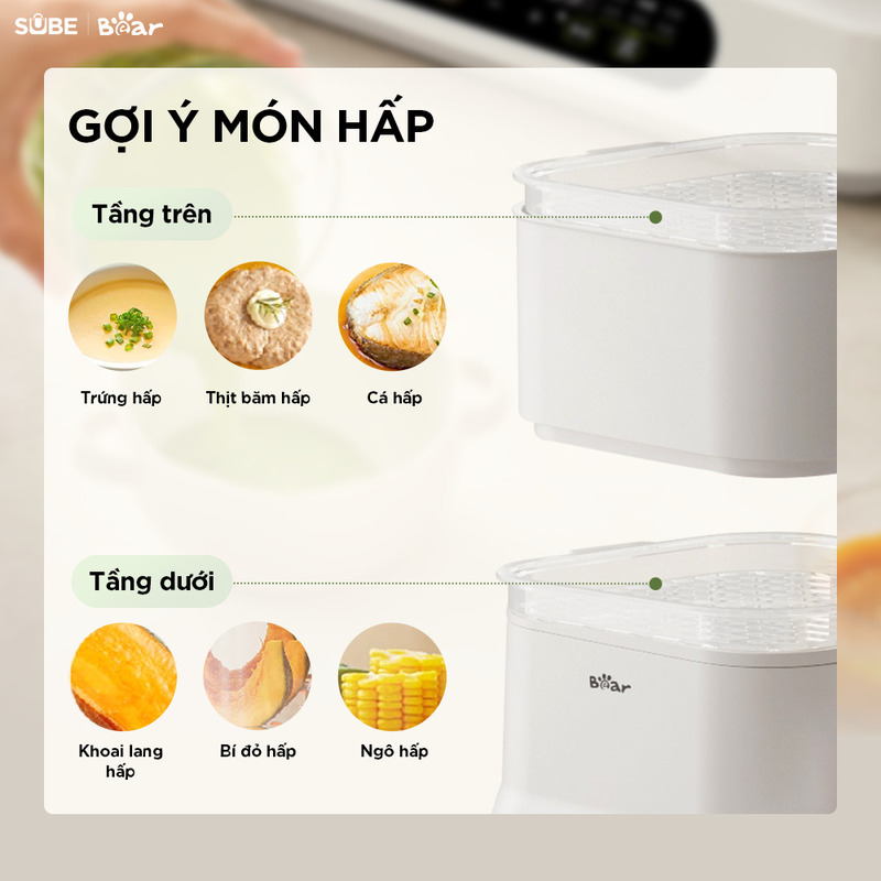 Máy đun nước và hâm sữa tiệt trùng Bear WW-5H12V78 - Ảnh 2