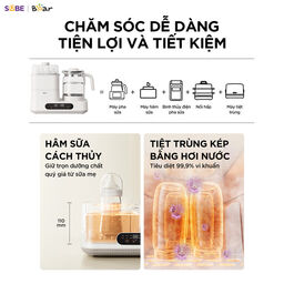Máy Hâm Sữa Tiệt Trùng Bear 1.3L Đun Nước Pha Sữa Cho Bé Máy Tiệt Trùng Vệ Sin…