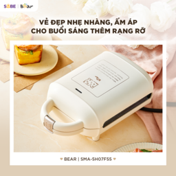 Máy nướng bánh 2 khay Bear SMA-5H07F55