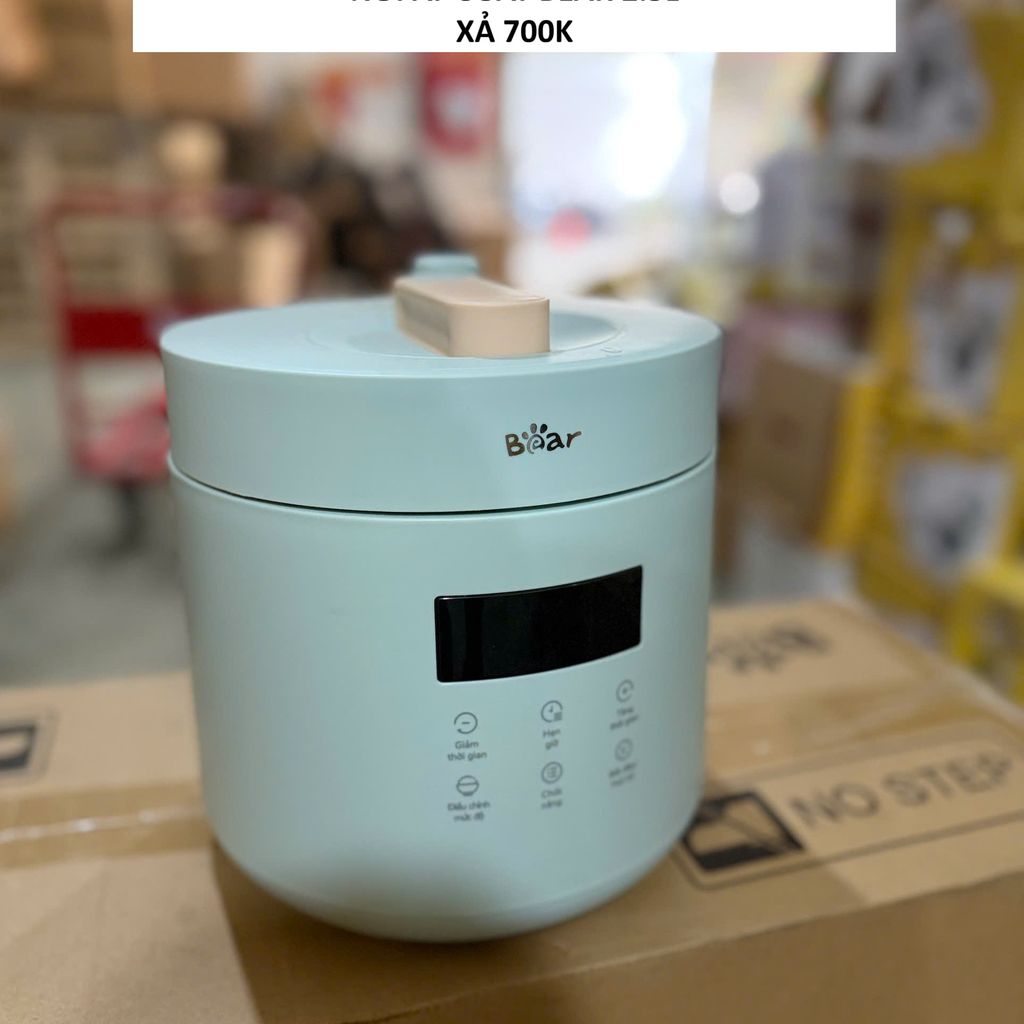 [HÀNG XẢ ĐÃ SỬ DỤNG]  Nồi Áp Suất Điện Đà Nẵng Bear SB-AS25L, đa dạng chế độ nấu, hẹn giờ 24h