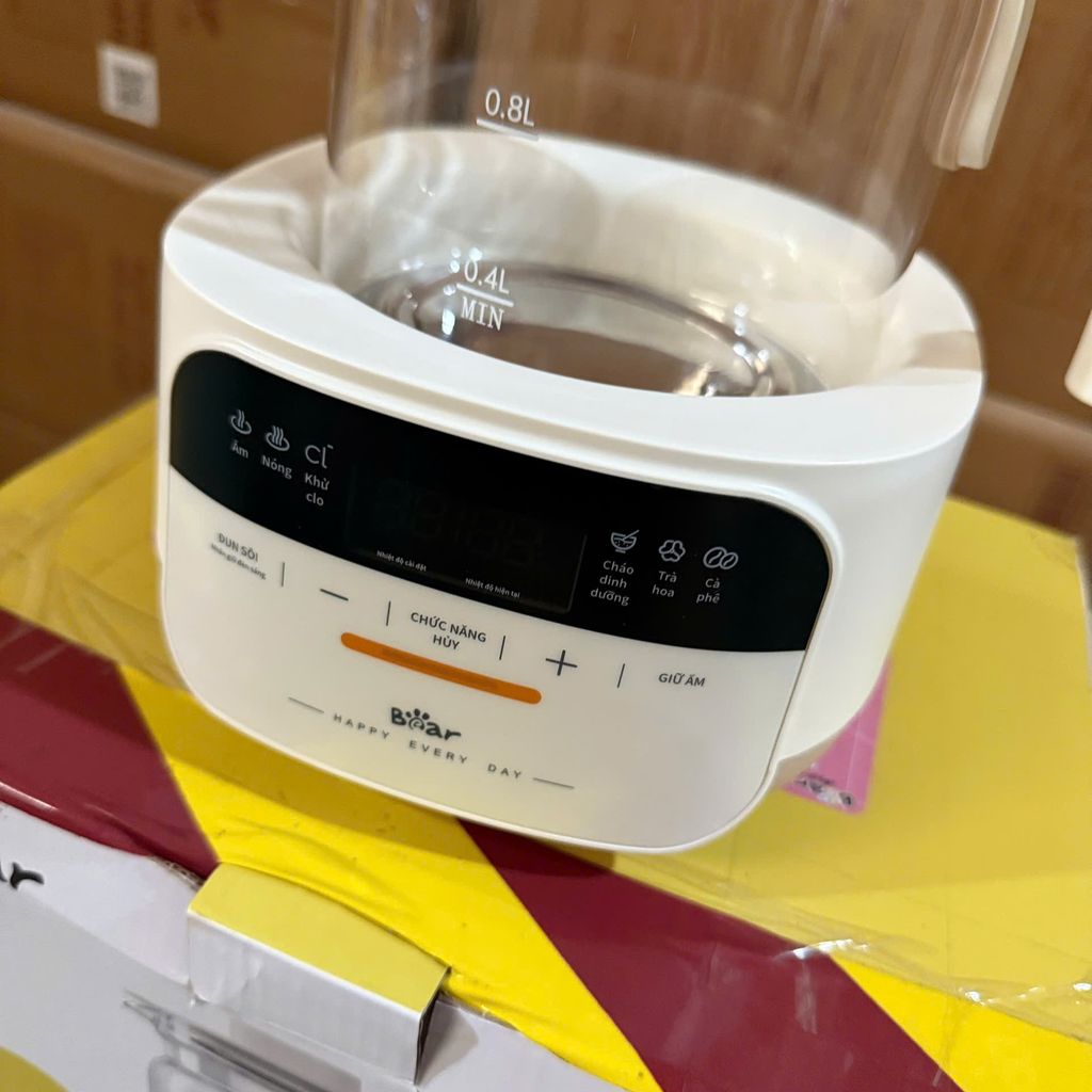 [Hàng xả đã sử dụng] Máy hâm sữa tiệt trùng Bear 1.2L WW-4H12L +  WW-4H12W - Ảnh 7
