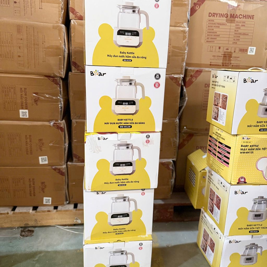 [Hàng xả đã sử dụng] Máy hâm sữa tiệt trùng Bear 1.2L WW-4H12L +  WW-4H12W - Ảnh 2