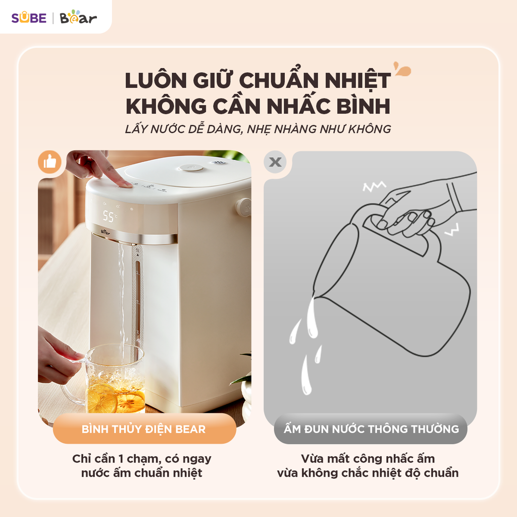 Bình thuỷ điện Bear 5L EWB-5H50M54 - Ảnh 4