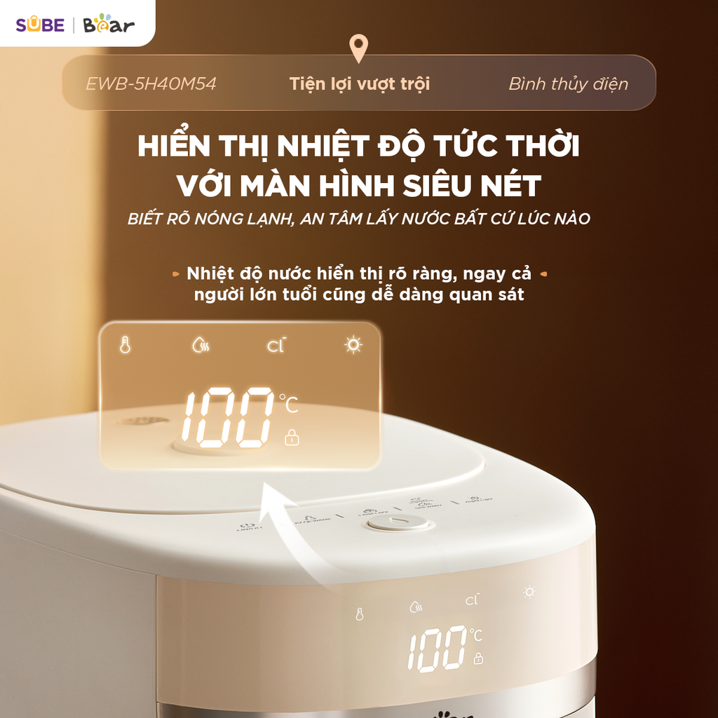 Bình thuỷ điện Bear 5L EWB-5H50M54 - Ảnh 3