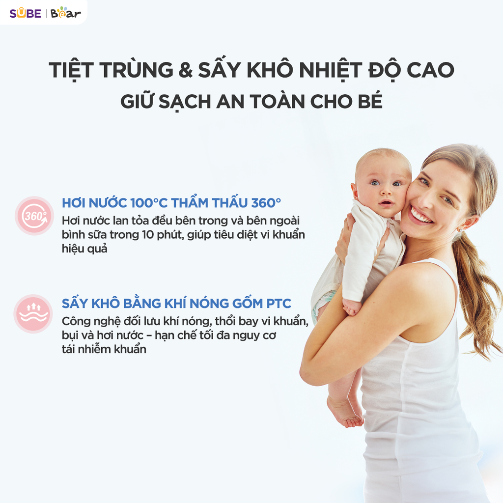 Máy tiệt trùng bình sữa - ST-5H05E26 - Ảnh 2