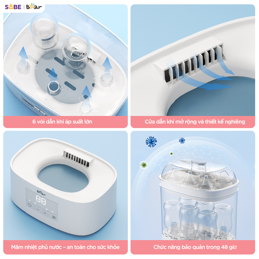 Máy tiệt trùng bình sữa - ST-5H05E26 - Ảnh 10