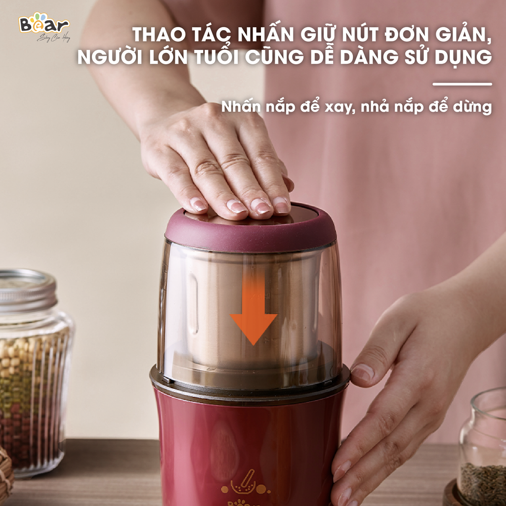 Máy xay bột khô Bear MDJ-A02G3 - Ảnh 9