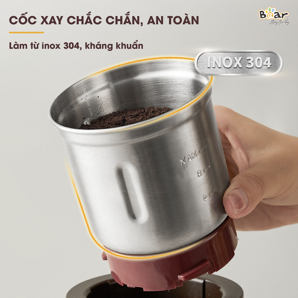 Máy xay bột khô Bear MDJ-A02G3 - Ảnh 7