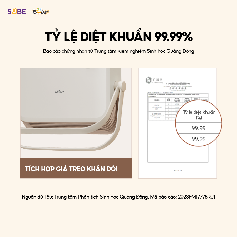 Máy sưởi nhà tắm Bear SH-4H20X - Ảnh 7