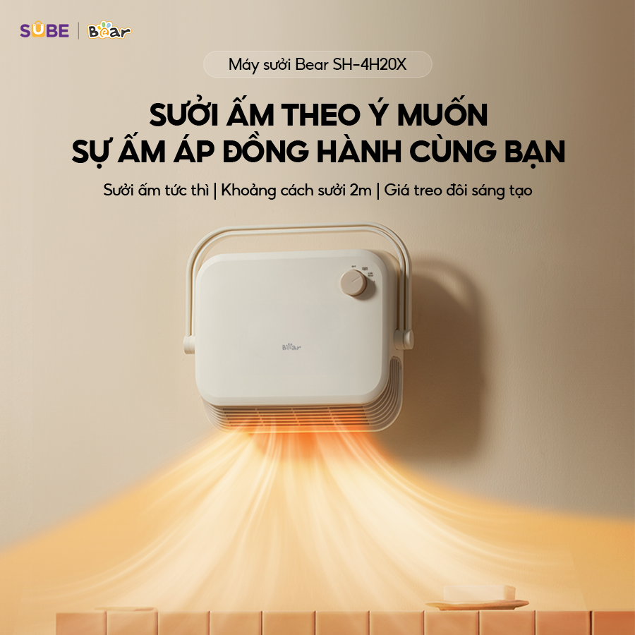 Máy sưởi nhà tắm Bear SH-4H20X
