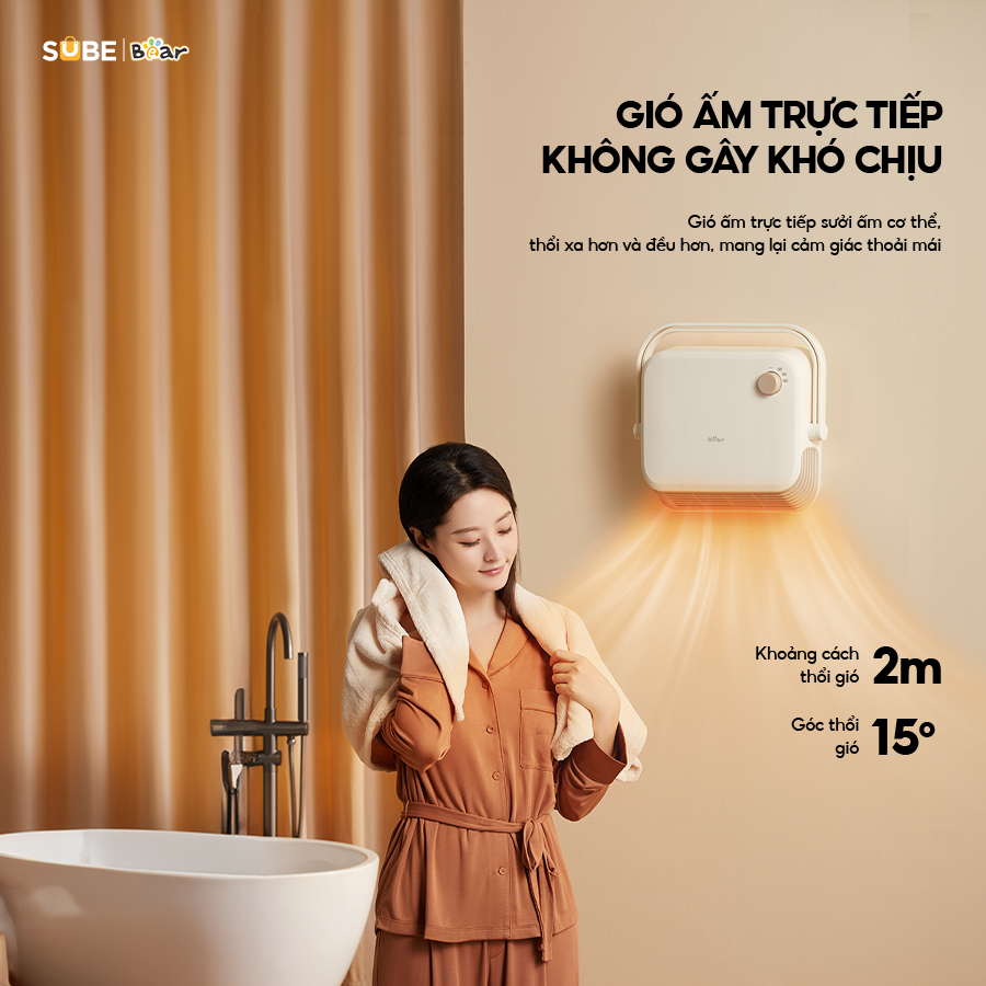 Máy sưởi nhà tắm Bear SH-4H20X - Ảnh 5