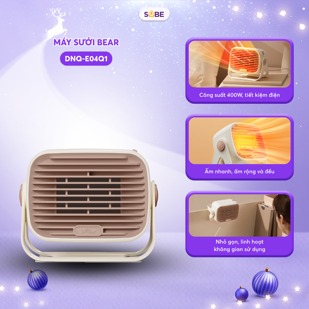 Máy sưởi mini Bear DNQ-E04Q1