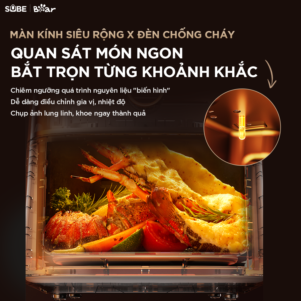 Nồi chiên không dầu Bear 5L AF-5H15I52 - Ảnh 7