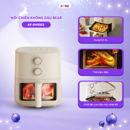 Nồi Chiên Không Dầu BEAR 5L AF-5H15I52 Công Suất Lớn Chiên Nướng Ngon