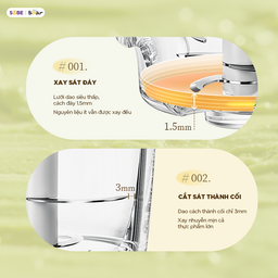 Máy xay thịt Bear 0.3L CH-4H02S