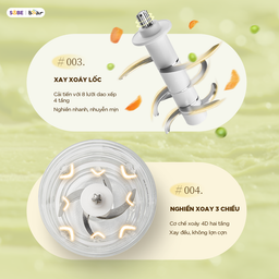 Máy xay thịt Bear 0.3L CH-4H02S
